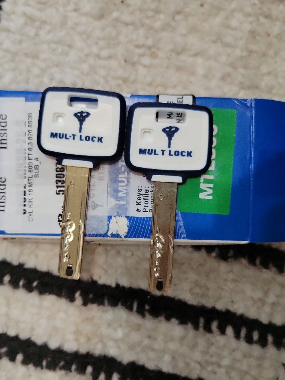 Mul-t-lock Key Blanks - Picture 3 of 4